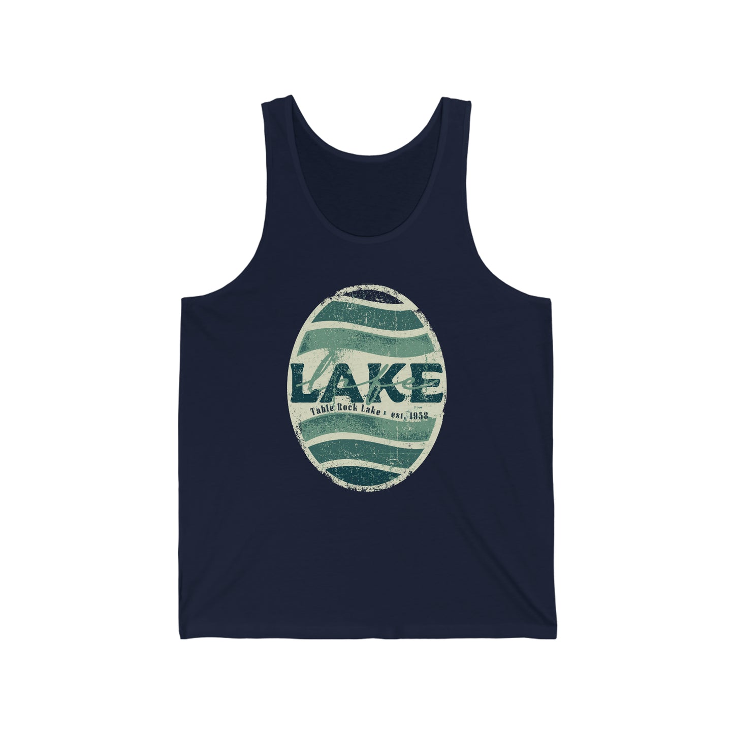 Lake Life - Table Rock Lake est 1958 - Unisex Jersey Tank