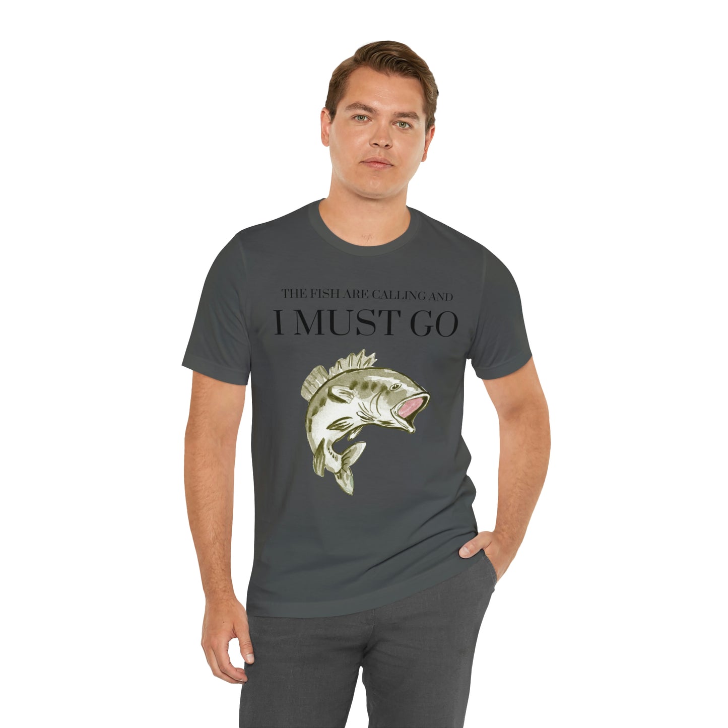 The Fish Are Calling Unisex Jersey Short Sleeve Tee