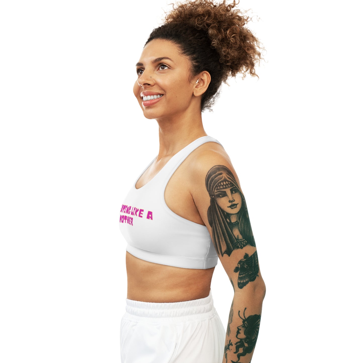 Sweating Like a Mother Seamless Sports Bra