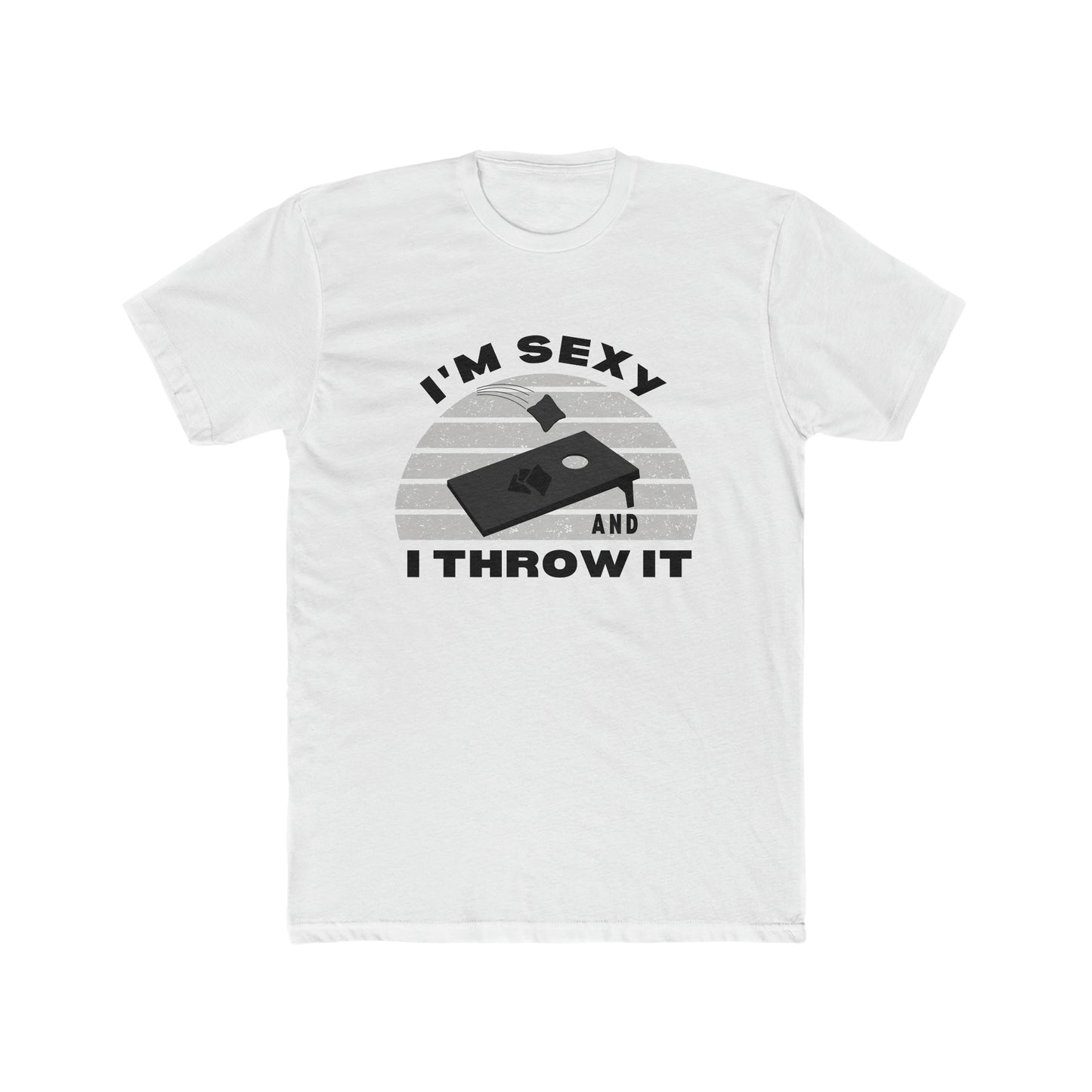 I'm Sexy and I Throw It Men's Cotton Crew Tee