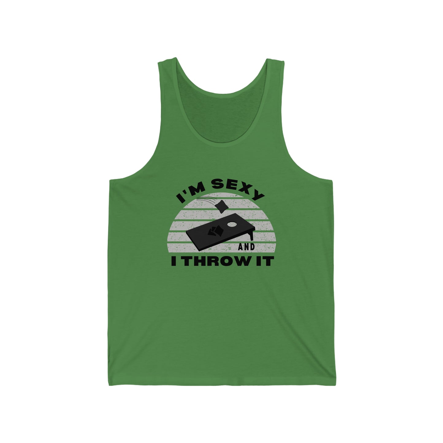 I'm Sexy and I Throw It Unisex Jersey Tank