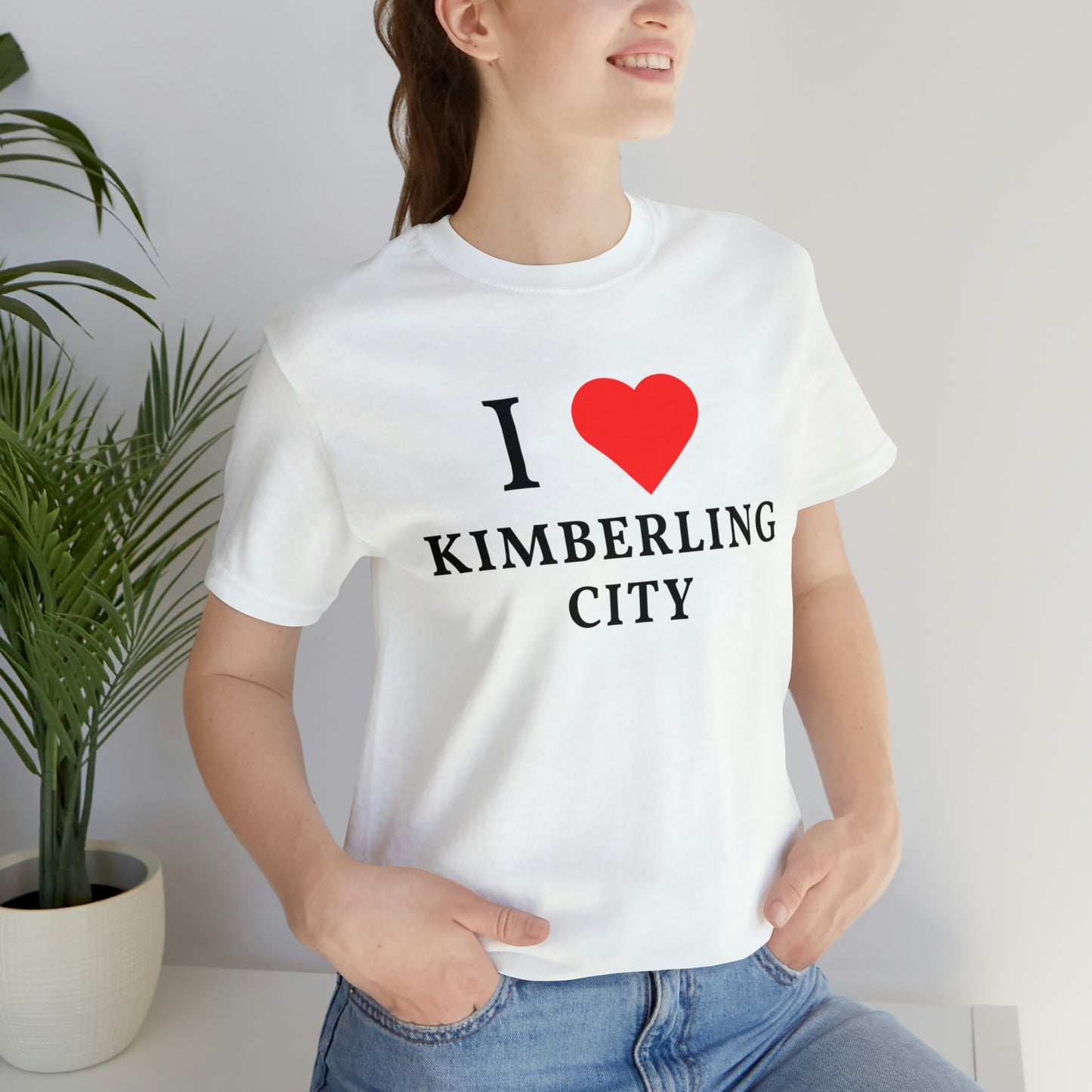 I Love Kimberling City Unisex Jersey Short Sleeve Tee