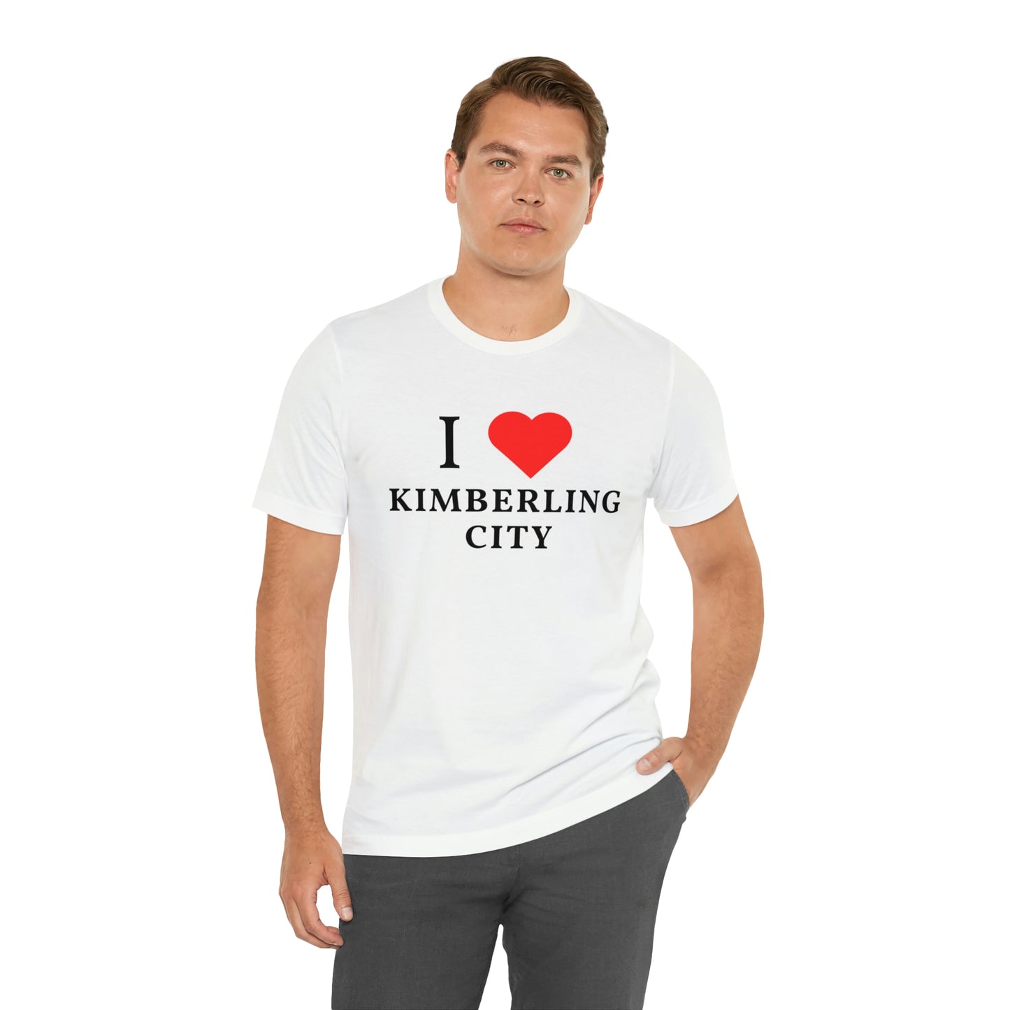 I Love Kimberling City Unisex Jersey Short Sleeve Tee