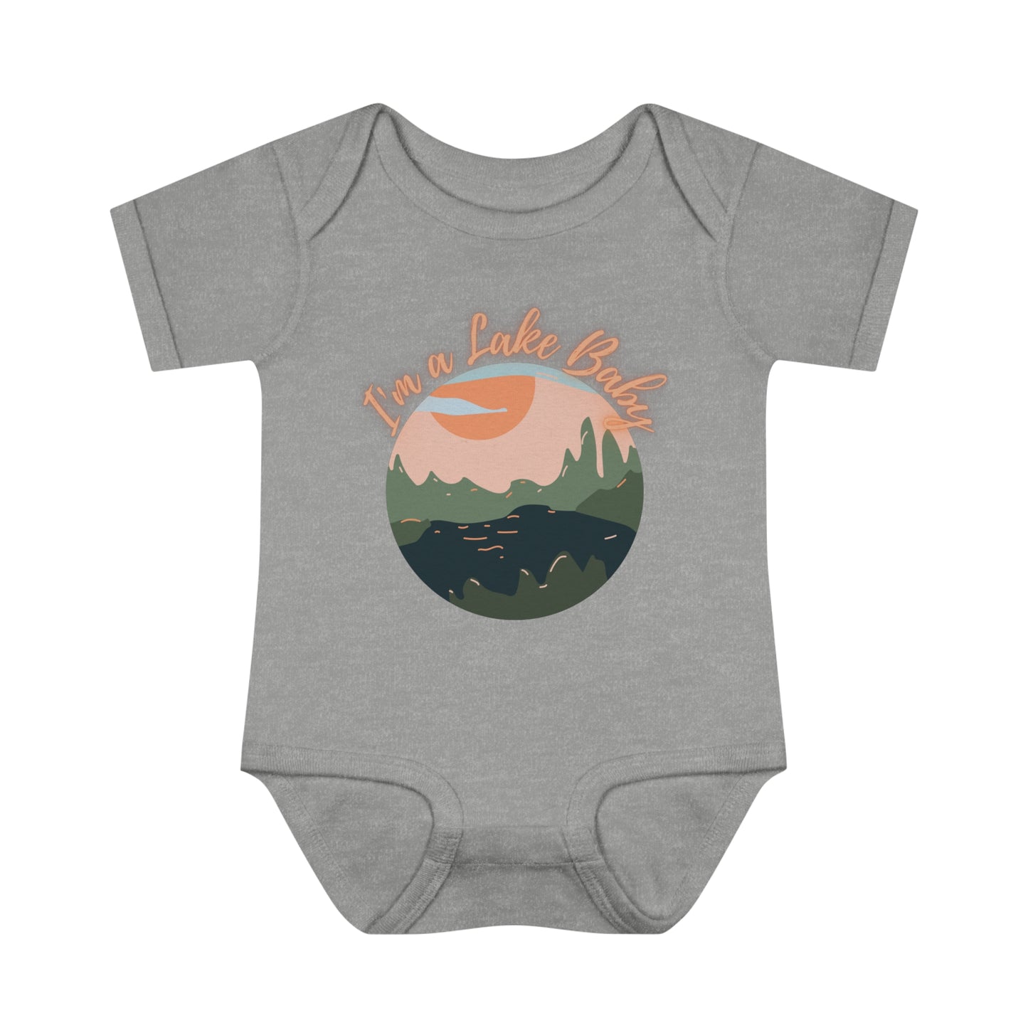 I'm a Lake Baby Infant Baby Rib Bodysuit