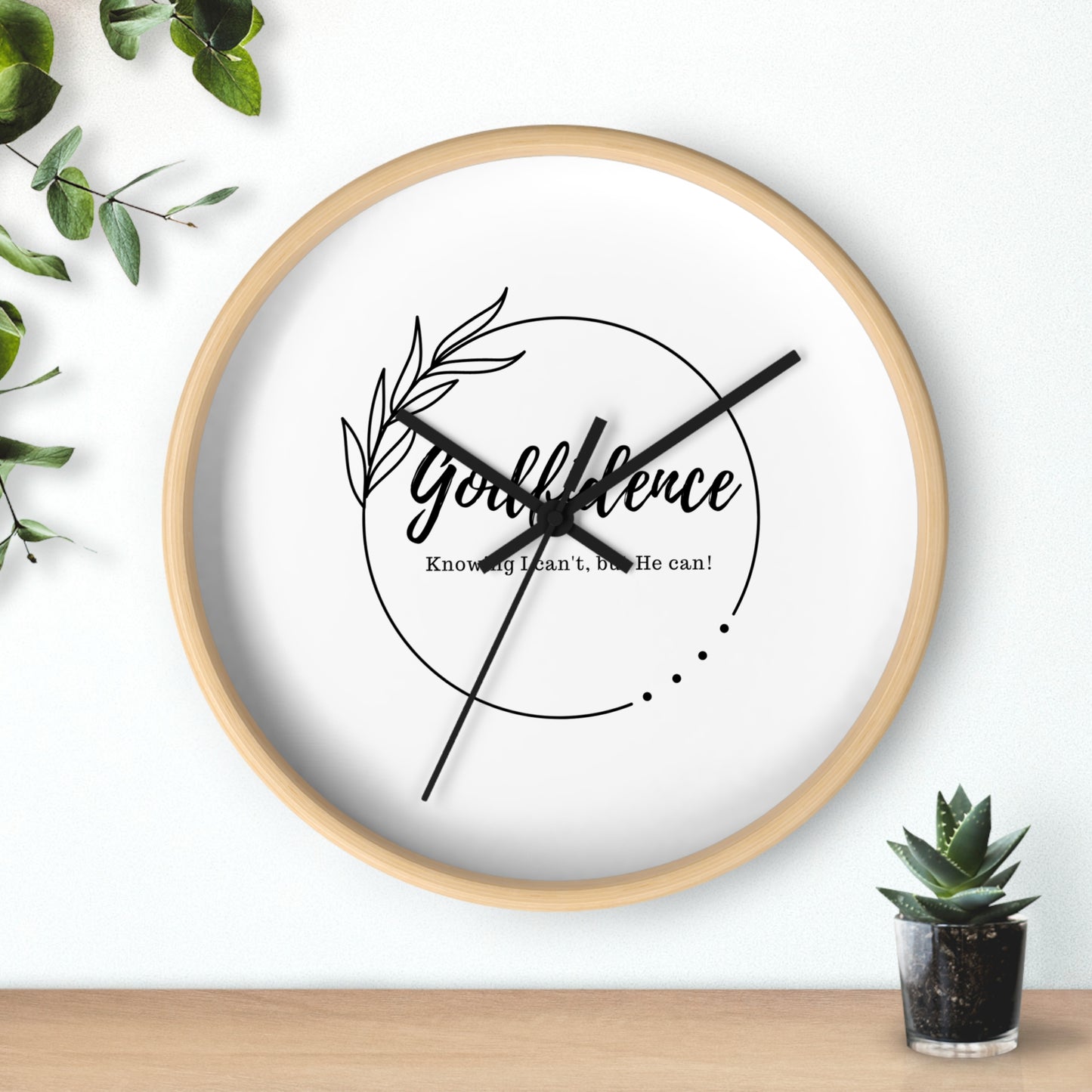 Godfidence Wall Clock