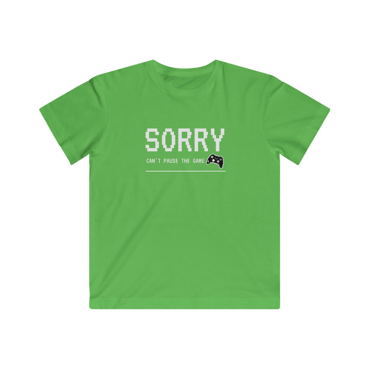 Sorry Can't Pause The Game - Kids Fine Jersey Tee