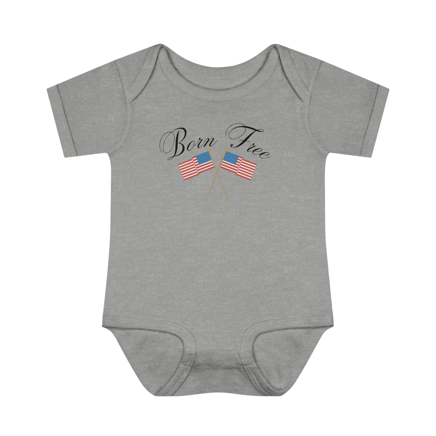 Born Free Infant Baby Rib Bodysuit