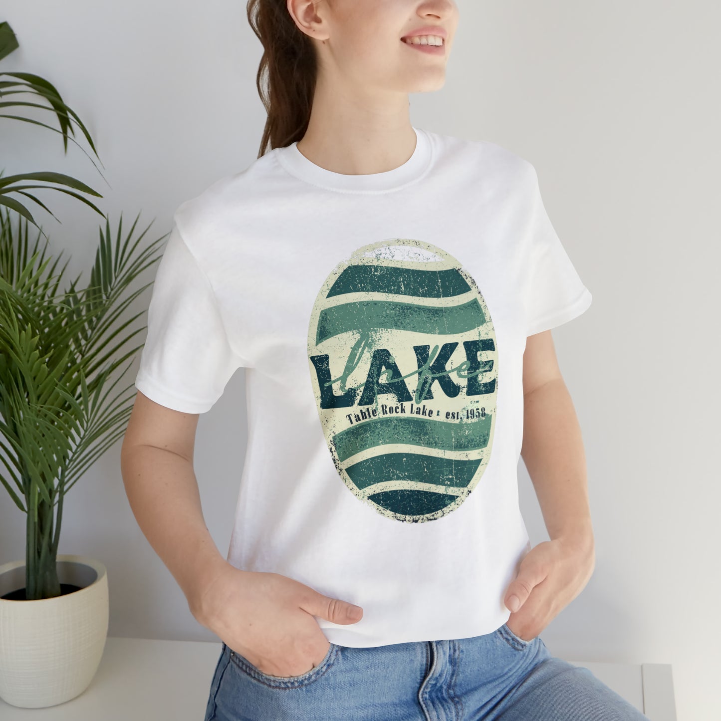 Lake Life - Table Rock Lake est. 1958 Unisex Jersey Short Sleeve Tee