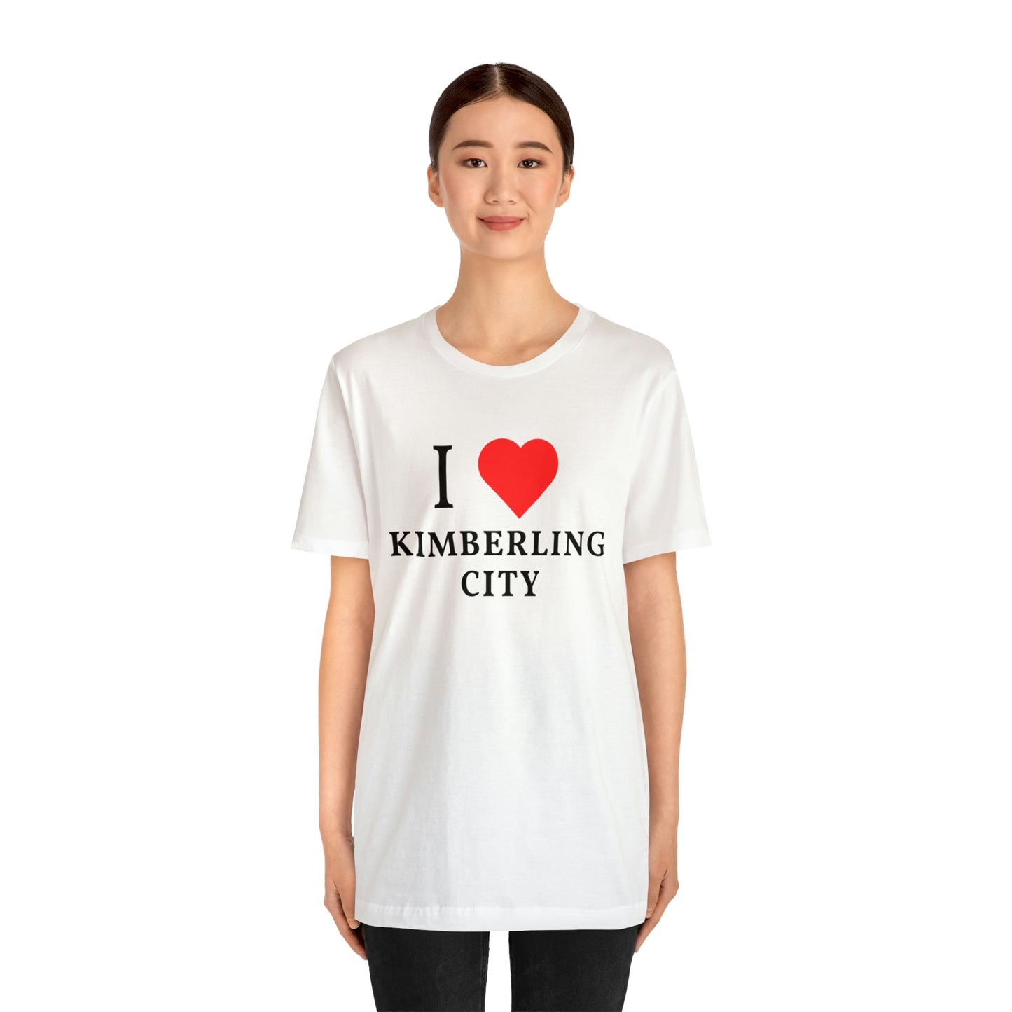 I Love Kimberling City Unisex Jersey Short Sleeve Tee