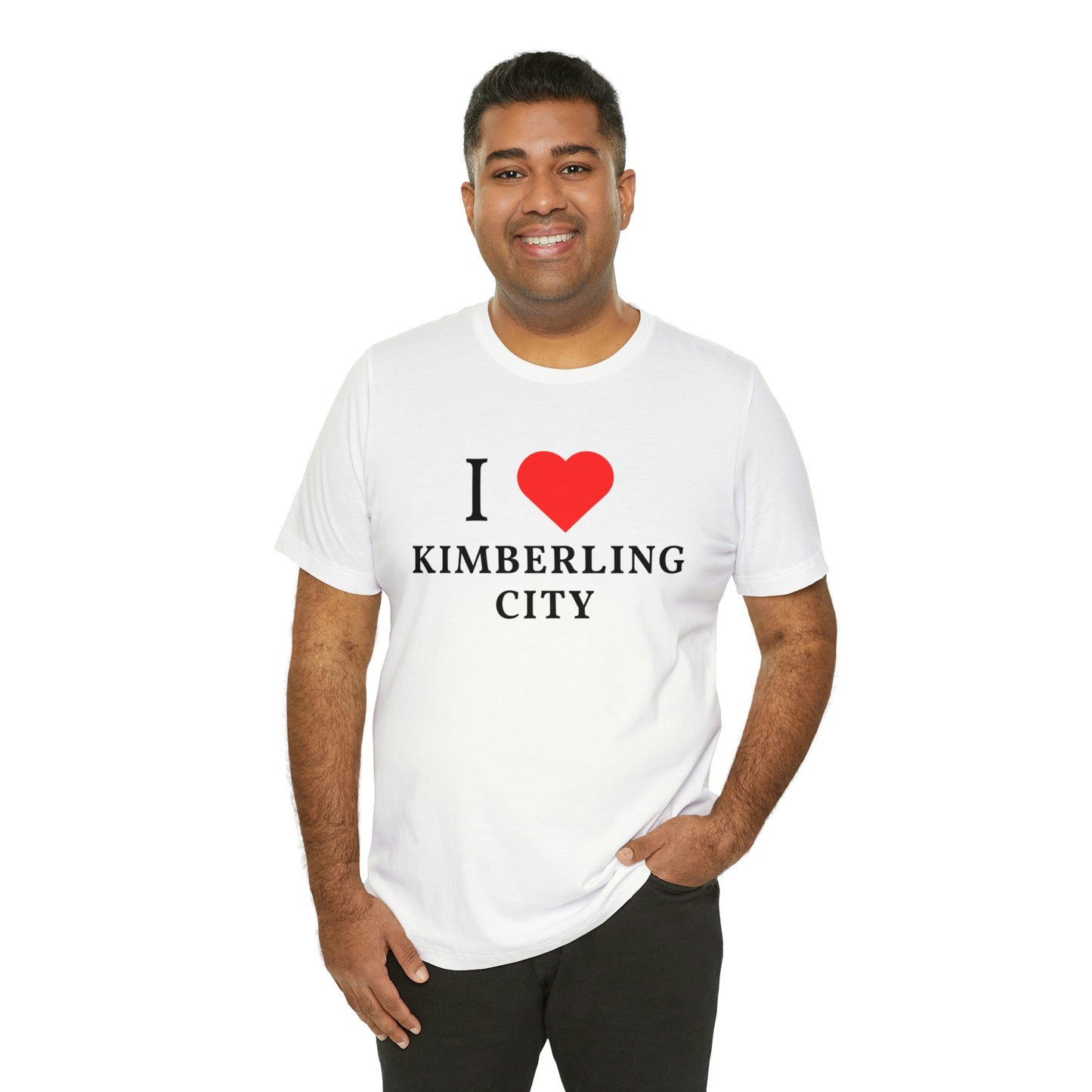 I Love Kimberling City Unisex Jersey Short Sleeve Tee