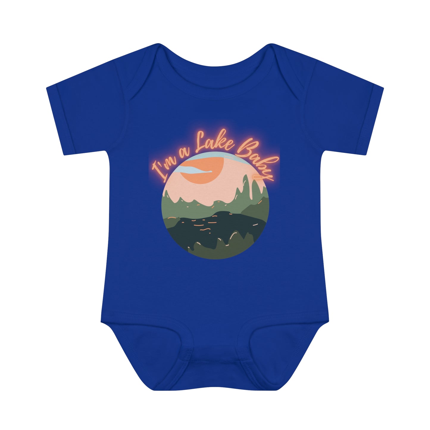 I'm a Lake Baby Infant Baby Rib Bodysuit