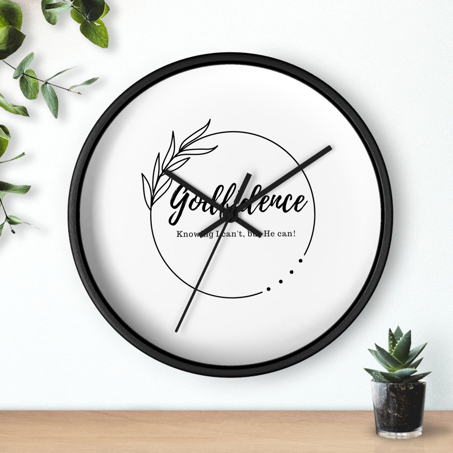 Godfidence Wall Clock