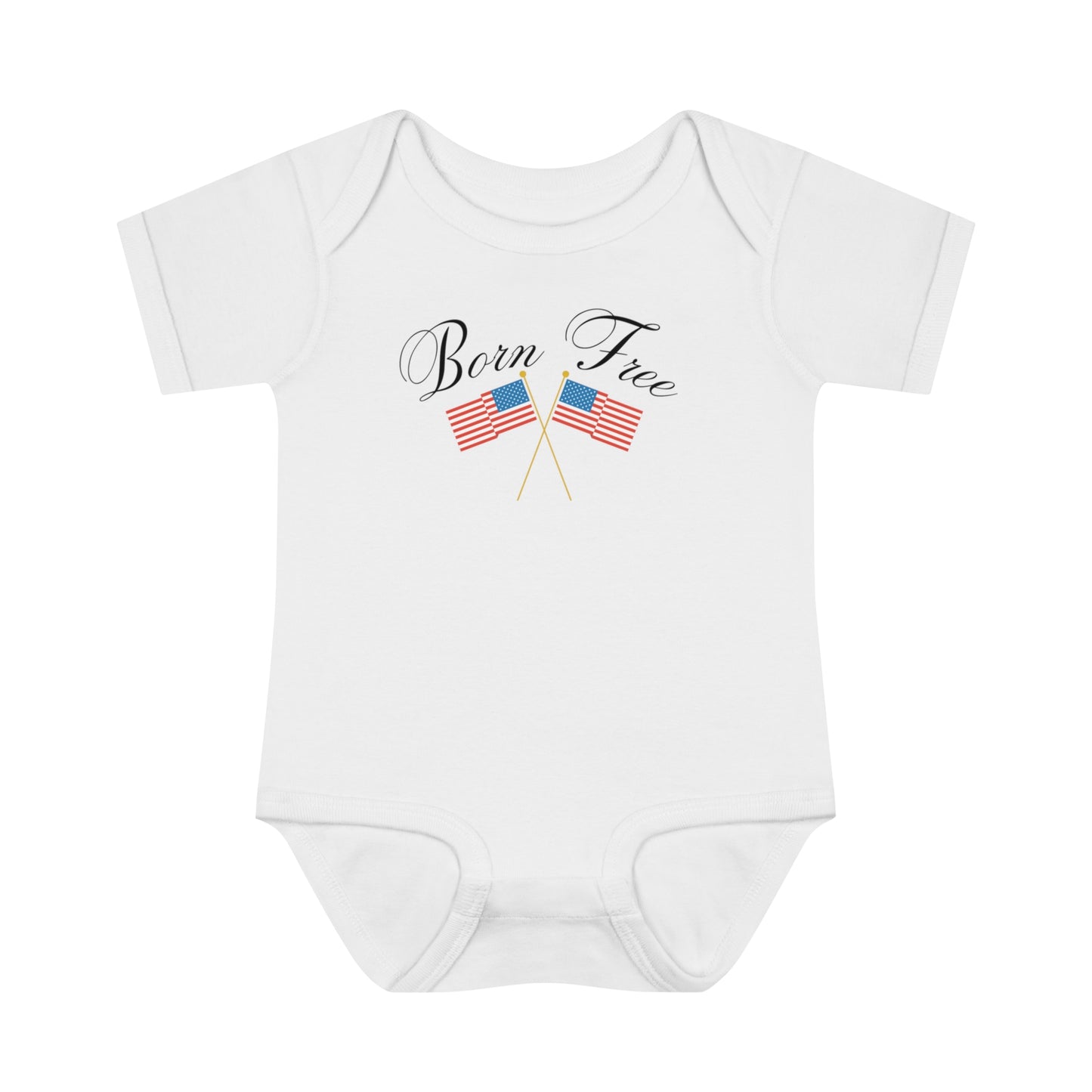 Born Free Infant Baby Rib Bodysuit