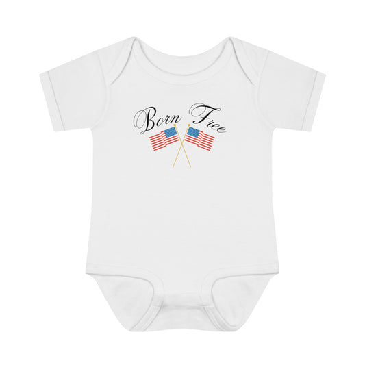 Born Free Infant Baby Rib Bodysuit