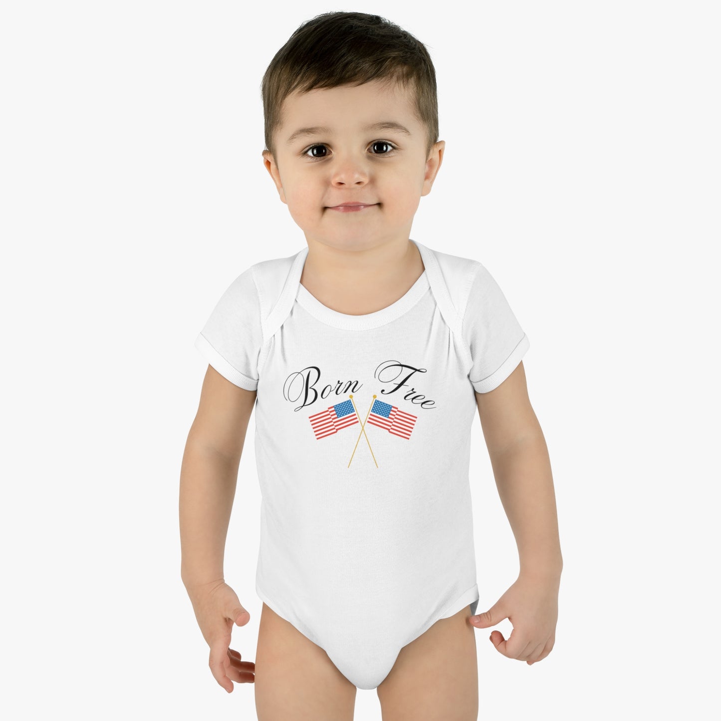 Born Free Infant Baby Rib Bodysuit