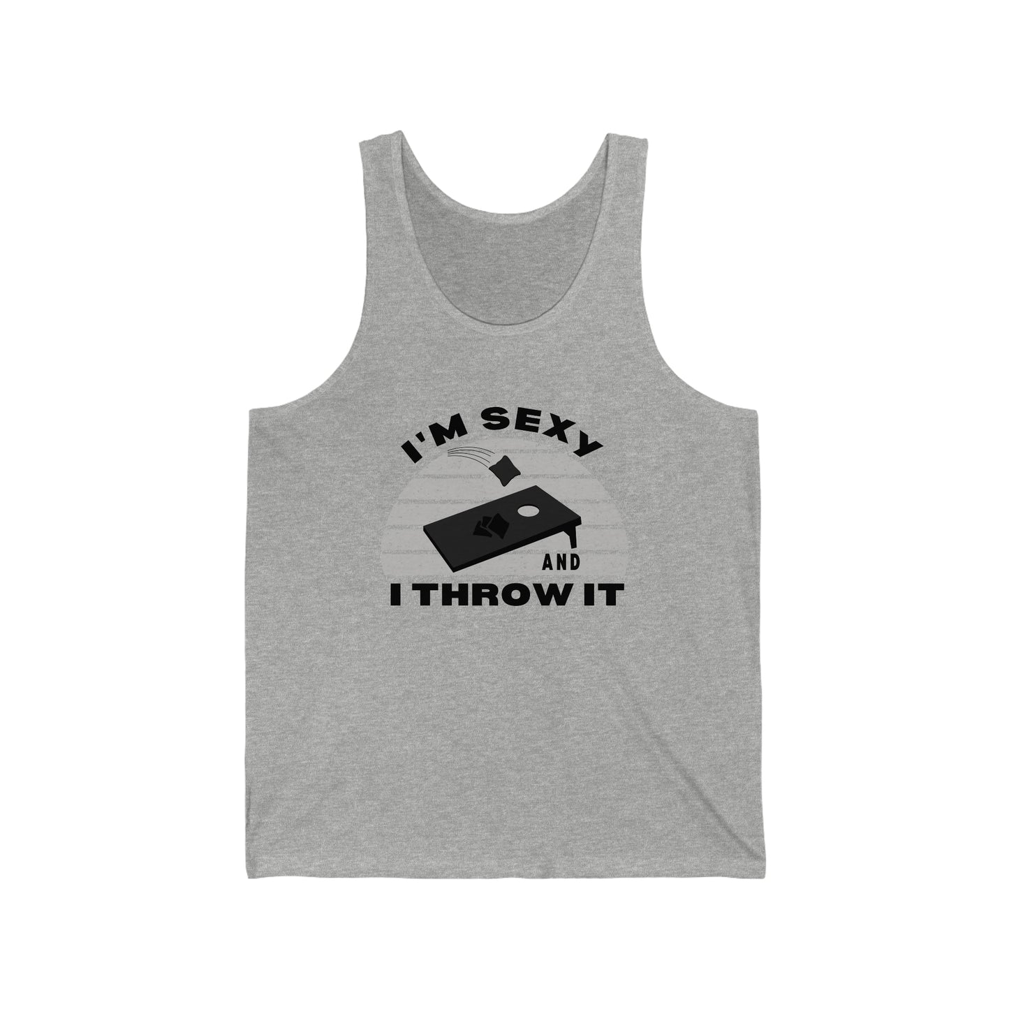 I'm Sexy and I Throw It Unisex Jersey Tank