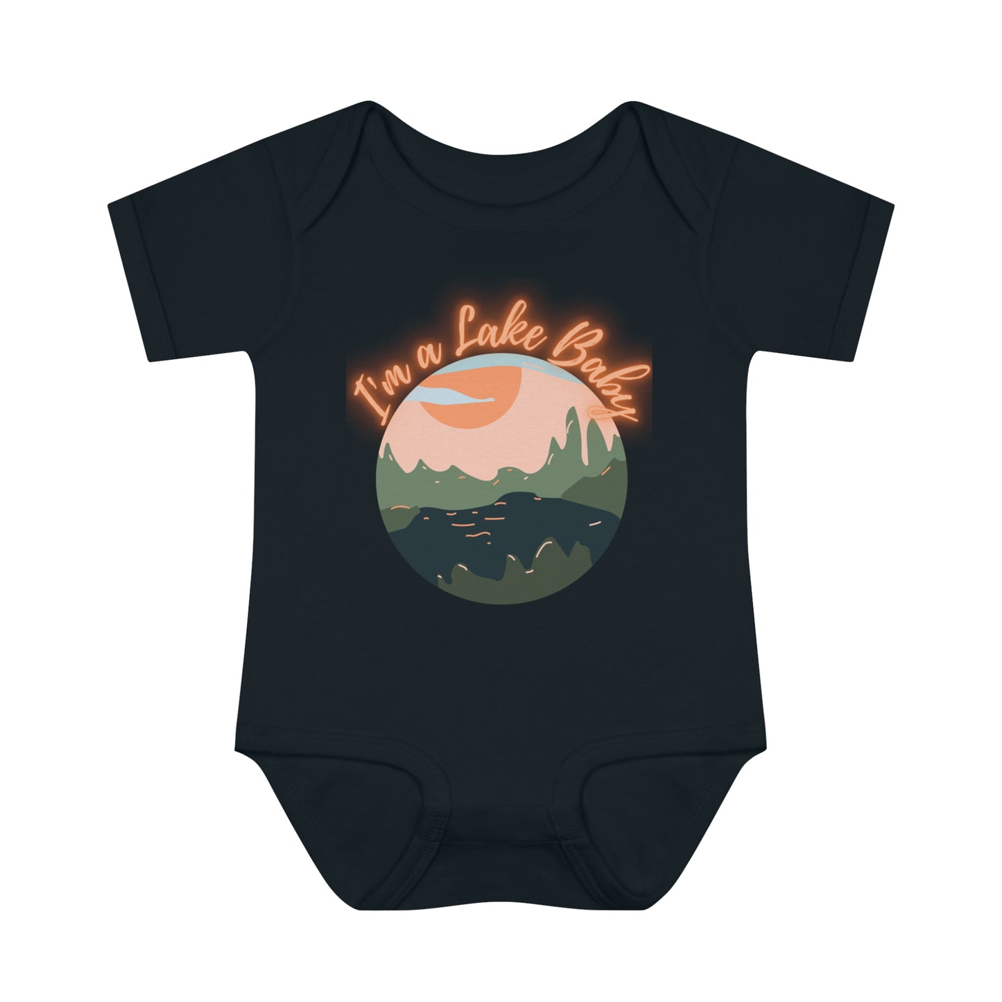 I'm a Lake Baby Infant Baby Rib Bodysuit