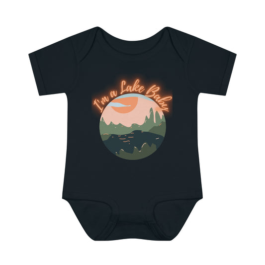 I'm a Lake Baby Infant Baby Rib Bodysuit