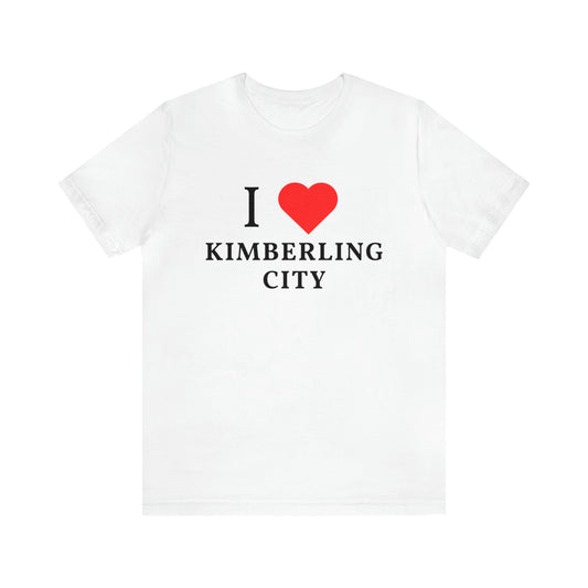 I Love Kimberling City Unisex Jersey Short Sleeve Tee