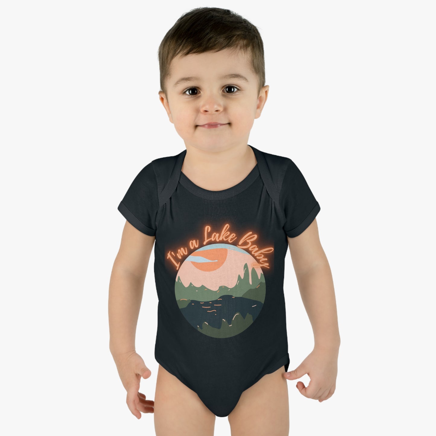 I'm a Lake Baby Infant Baby Rib Bodysuit