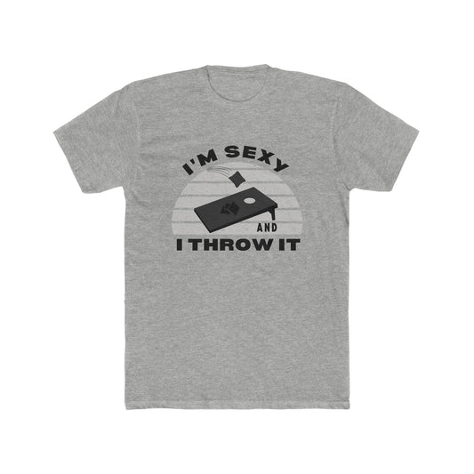 I'm Sexy and I Throw It Men's Cotton Crew Tee