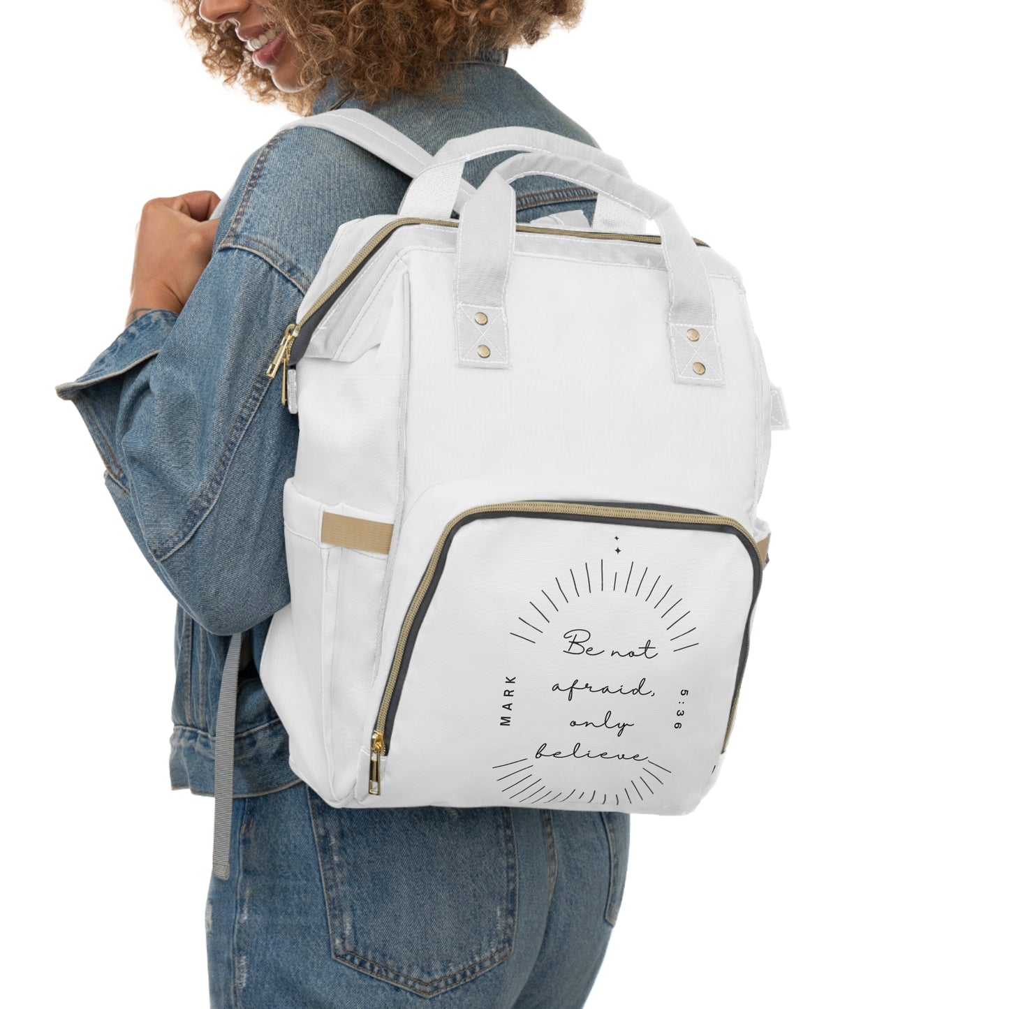 Be Not Afraid! Diaper Backpack