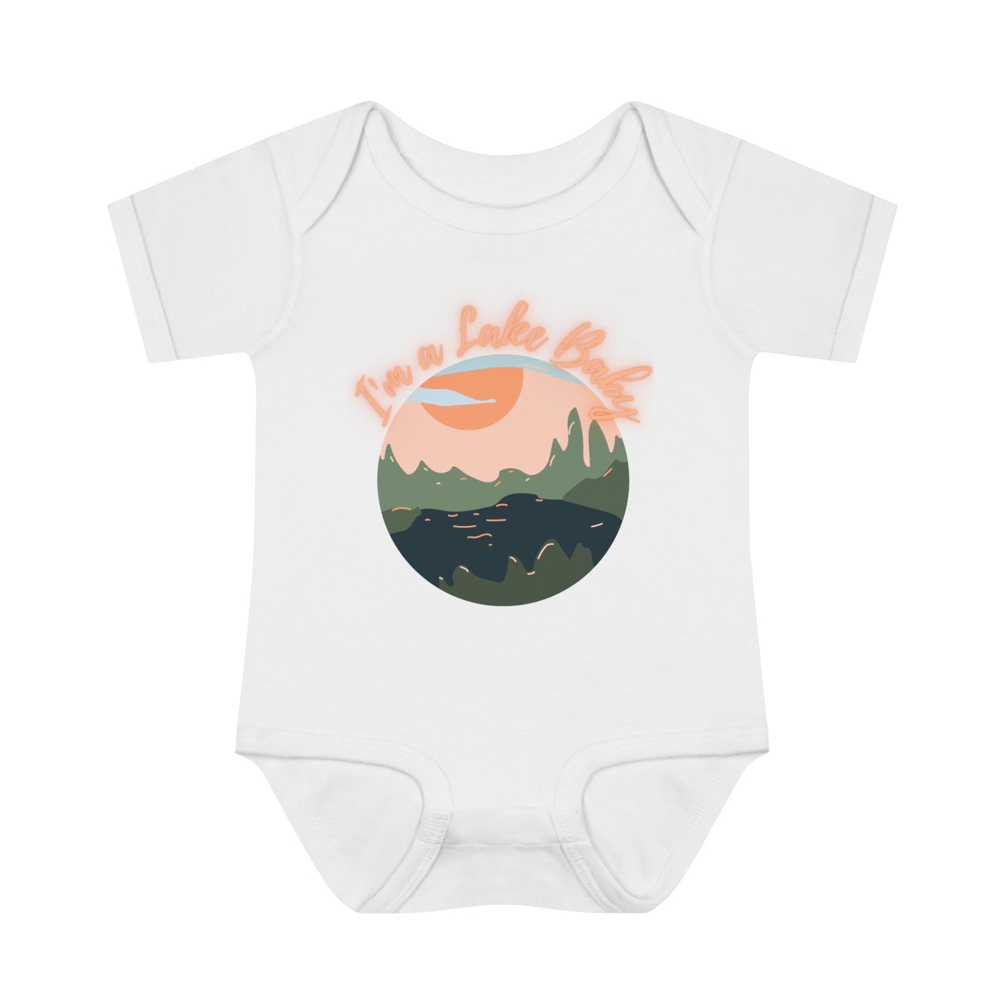 I'm a Lake Baby Infant Baby Rib Bodysuit