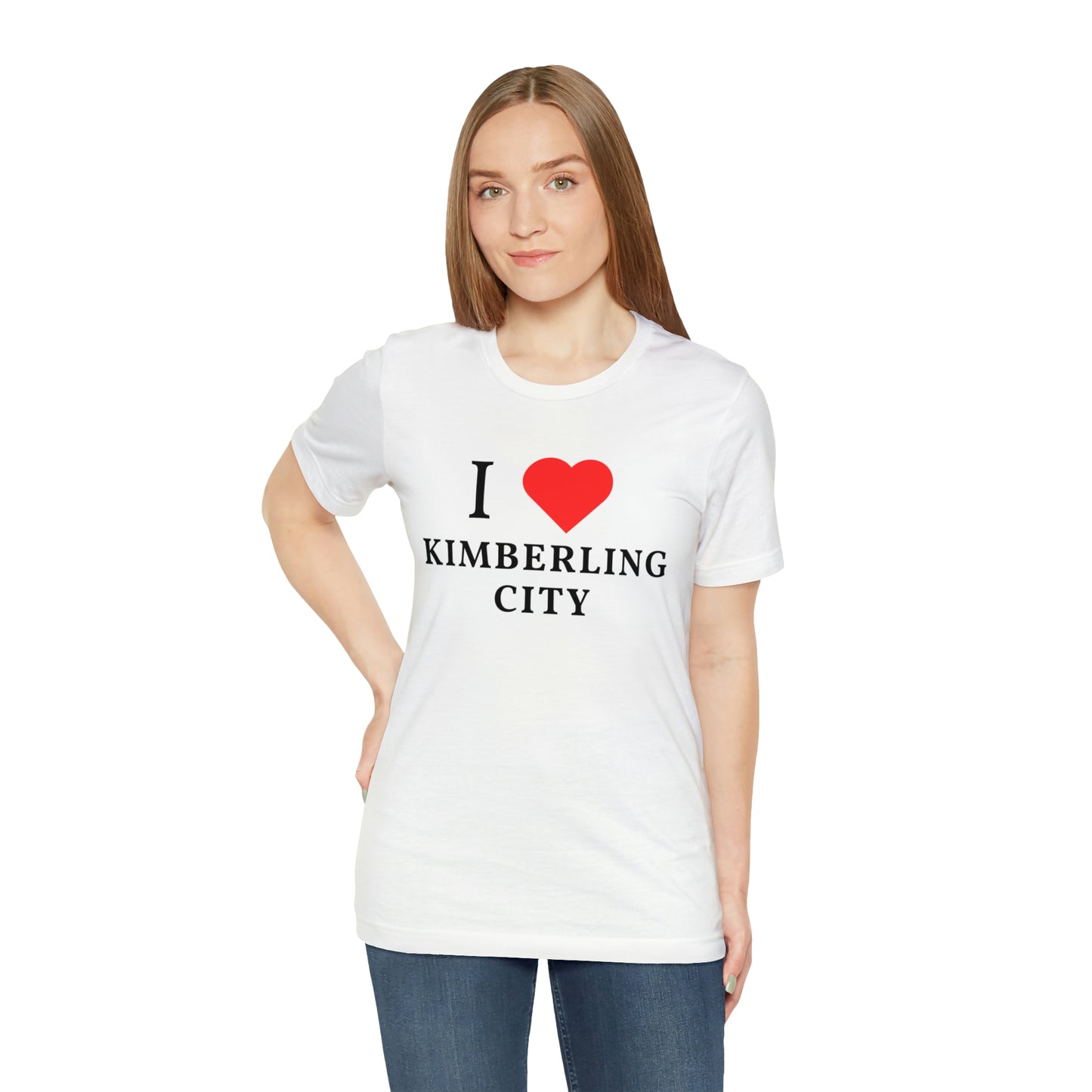 I Love Kimberling City Unisex Jersey Short Sleeve Tee