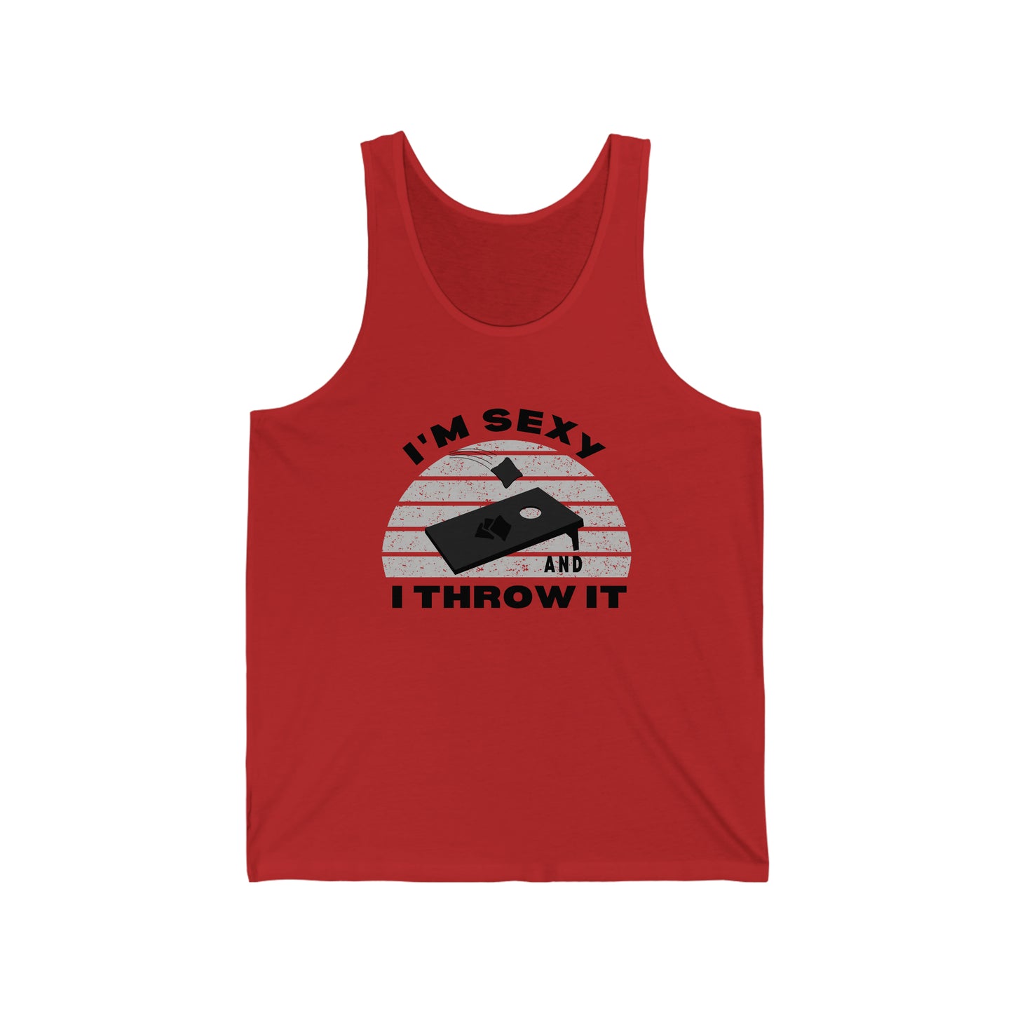 I'm Sexy and I Throw It Unisex Jersey Tank